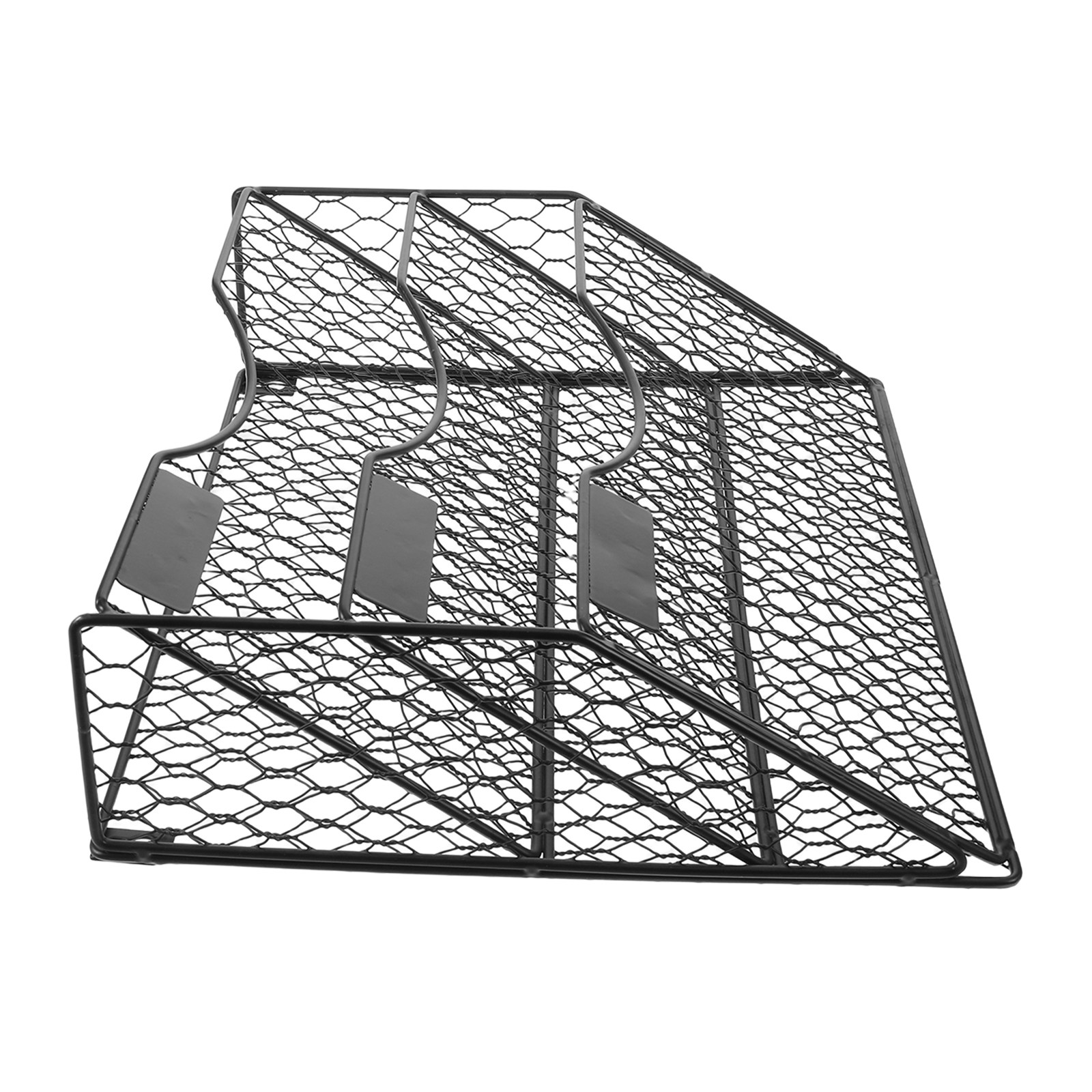 3段式の壁掛けファイルホルダー、メッシュ製の郵便物整理用、金 - Magazine Holder Rack のレビューと価格