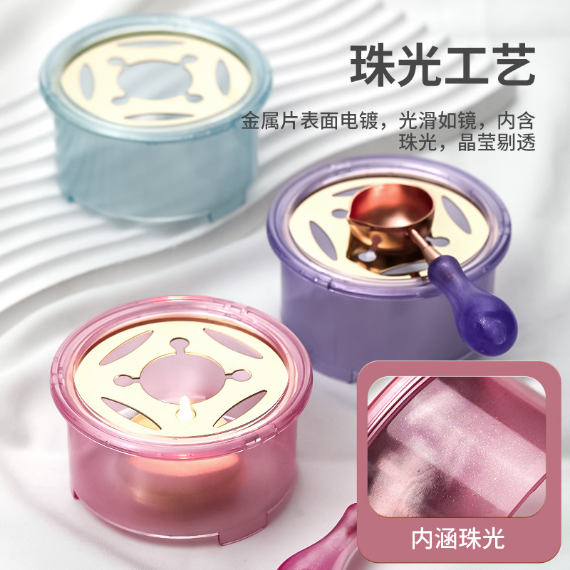 ワックスシールウォーマーキット、溶解スプーン付きワックスシー - Wax Seal Stamp Set のレビューと価格