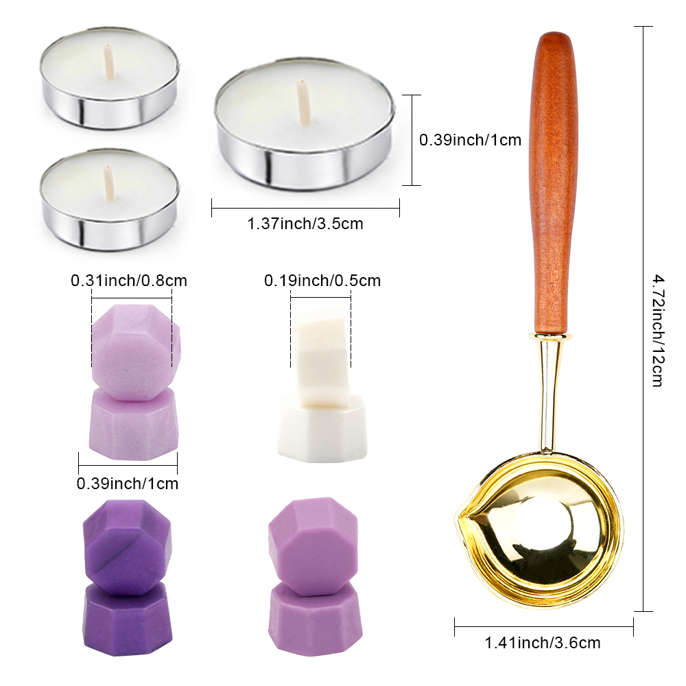 ヴィンテージワックスシーリングビーズセット ワックスシールス - Wax Seal Stamp Set のレビューと価格